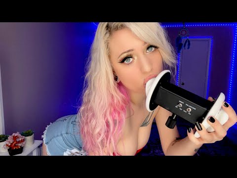 Spit Painting & Slow Ear Licking ASMR