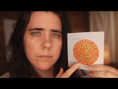Can You See the Numbers? Color Blindness Eye Test Role Play ASMR