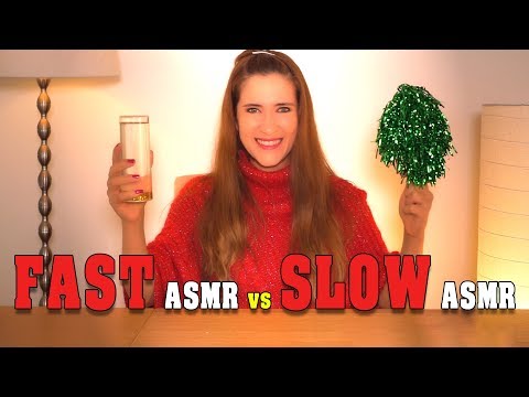 ASMR FAST vs ASMR SLOW, cual te relaja más? | ASMR Español | Asmr with Sasha