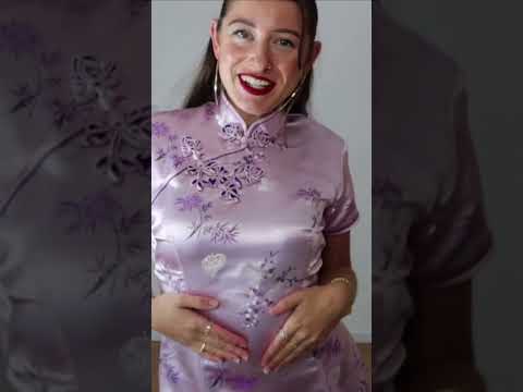 How do you like my Chinese Silky Dress? #asmr #shorts