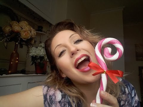 Devouring a Giant Candy Cane