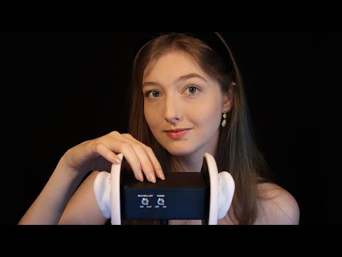 ASMR Scratching & Tapping on 3DIO w/ Long Nails