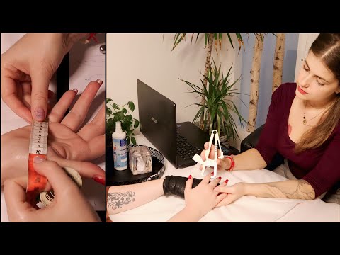 ASMR Detailed Glove fitting | Hand measuring for Tingles & Sleep | Unintentional Real Person RP