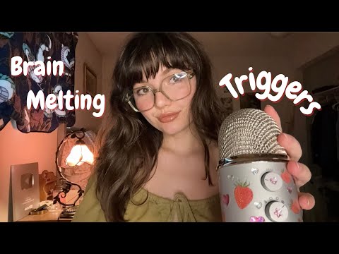 ASMR | Brain Melting Fast & Aggressive Triggers | Visual Triggers, MOUTH SOUNDS, Rambles, Much More!