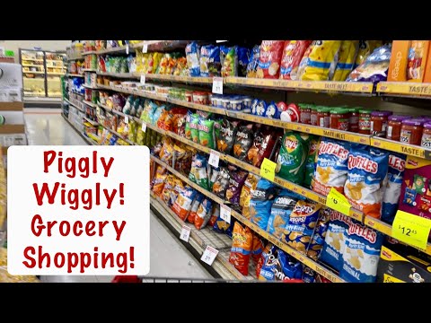 ASMR Shopping at the Piggly Wiggly! (No talking) Vlog style shop & grocery haul! Driving too!