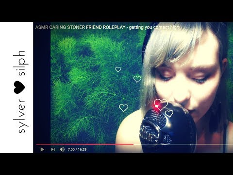 ASMR CARING STONER FRIEND ROLEPLAY - getting you contact high