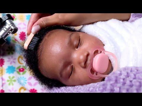 ASMR POV Brushing you baby hair with a baby comb (Whispered)