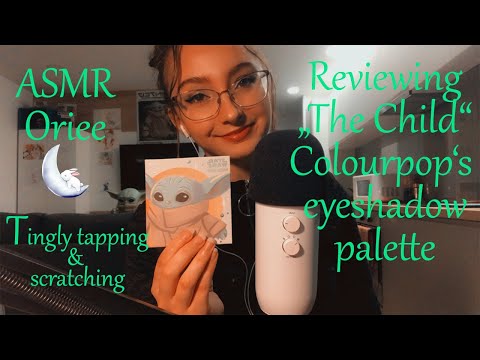 ASMR | Reviewing "The Child" eyeshadow palette 💄🌟