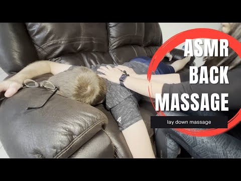 ASMR Lay Down Head & Back Massage, Scratch, and Tickle for Sleep | No Talking