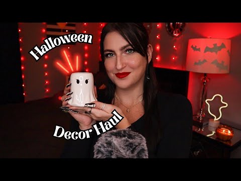 ASMR | Halloween Decor Haul 🕸️ (At Home, HomeGoods, TJ Maxx, Target, & Dollar Tree)