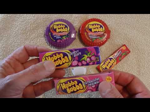 ASMR - Hubba Bubba Bubble Gum -Australian Accent -Chewing Bubble Gum & Describing in a Quiet Whisper