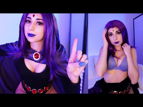 ASMR Follow My Instructions for Sleep 🦇 (Raven Teen Titans Cosplay / Roleplay)