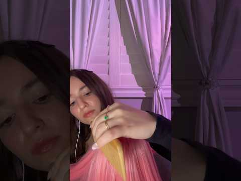ASMR| PT.3 Girl who is failing class wants to play with your hair #asmr #asmrbrushingsounds
