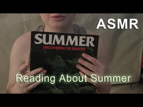 ASMR - Reading About Summer | Soft Talking, Page Sounds
