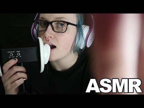 ASMR Slow Ear Licking 😝 With Relaxing Hand Movements & Touching