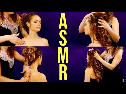 ASMR Scalp, Neck, Shoulders & Head Massage w/ Binaural Ear to Ear Whispering
