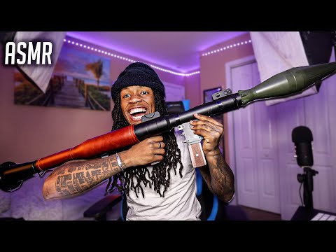 ASMR | ** INSANE ROCKET LAUNCHER SOUNDS** For SLEEP And Relaxation Whispers , Tapping . Soothing