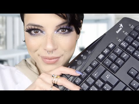 ASMR | Keyboard Therapy 💻 (Heavy Accent & Aggressive Clicking/Tapping)