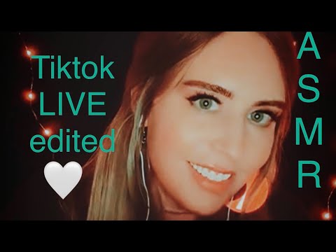 ASMR✨Tiktok LIVE edited✨Personal attention, makeup, tapping, scratching, mouth sounds, mic triggers+