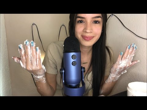 ASMR Lotion & Hand Sounds + some tapping (no talking)
