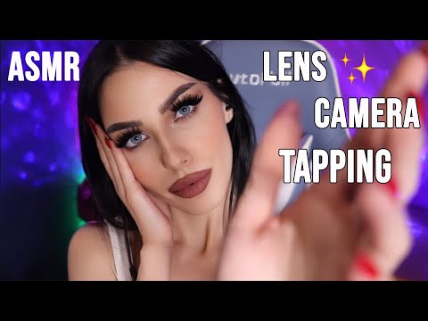 ASMR - CAMERA TAPPING/SCRATCHING, INAUDIBLE WHISPERING,HAND MOVEMENTS, MOUTH SOUNDS