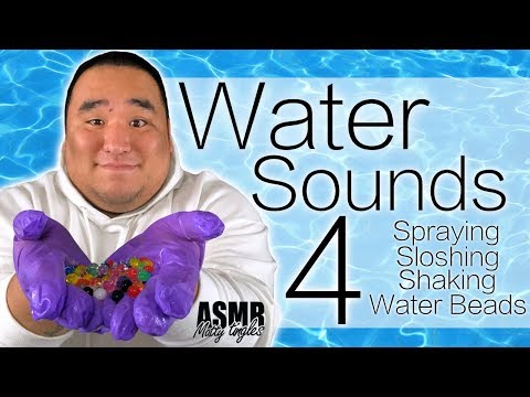 [ASMR] Water Sounds 4 (w/Water Beads) | MattyTingles