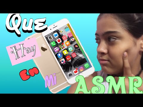 ASMR QUE HAY EN MI CELULAR /ASMR EN ESPAÑOL