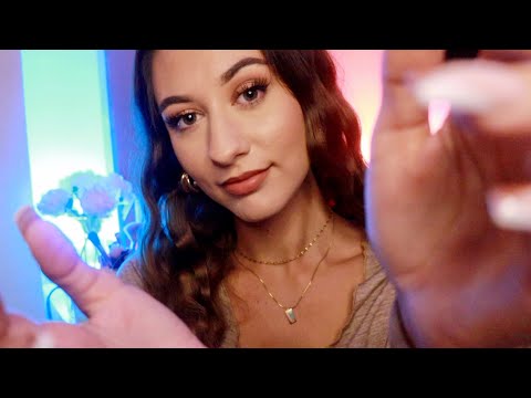 ASMR Cosy Personal Attention & Affirmations for Sleep 😴 ~ face brushing & slow hand movements