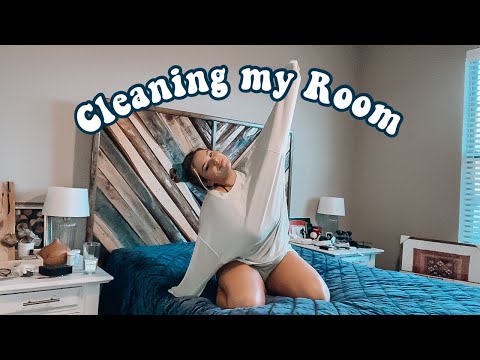 ASMR Cleaning My Room *satisfying* | Up-Close Whispers | Light Gum Chewing