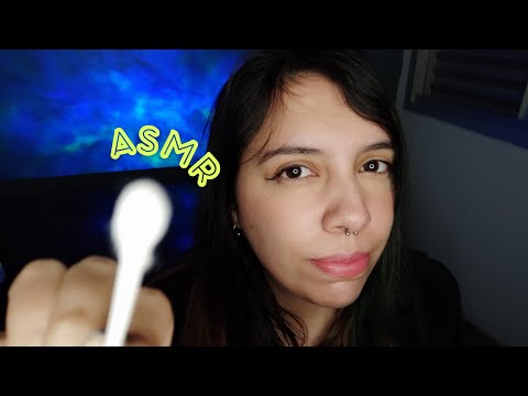 ASMR Limpeza e Massagem nos OUVIDOS bem delicado | ASMR Português