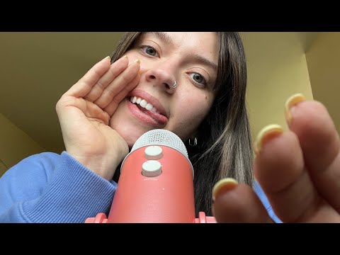 ASMR| Intense & Sensitive Mouth Sounds/ Fast Hand Movements & Trigger Words