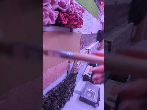 Sandpaper brushing 🖌 [LOFI ASMR] From Trigger Trail video (link in description) #shorts
