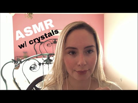 ASMR/Tapping on crystals (w/ tongue clicking and personal attention)