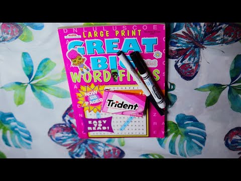 TRIDENT CHEWING GUM SOUNDS ASMR WORD SEARCH