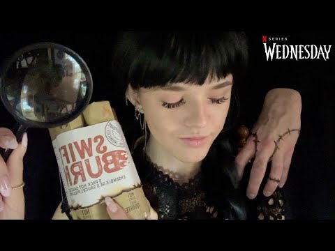 ASMR Wednesday Addams & Thing Hatch A Plan To Catch The Monster 💣