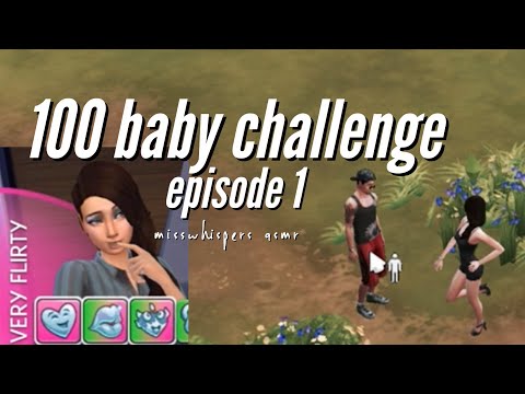 The 100 Baby Challenge Sims 4 // ASMR