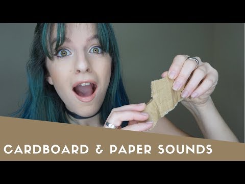 ASMR RP 💤 Secretary tearing cardboard & paper sounds 📝
