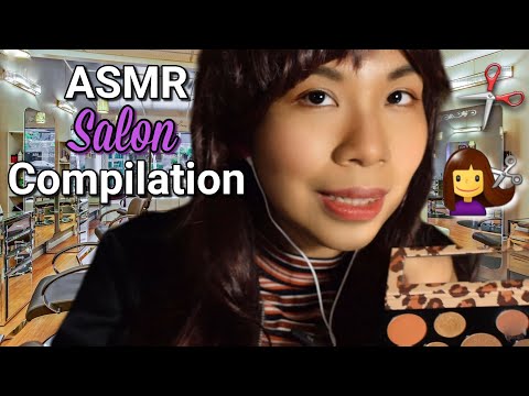 ASMR: Doing Your Hair & Makeup 💇‍♀️💅 (Roleplay Compilation) [Binaural, Soft-Speaking]