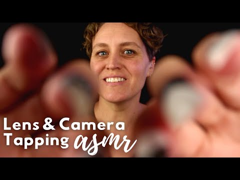ASMR Lens and Camera Tapping | Face Touching and Brushing