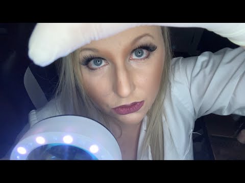 ASMR Facial Exam For Testing Roleplay | Magnifying Glass | Pen Light | Close Personal Attention