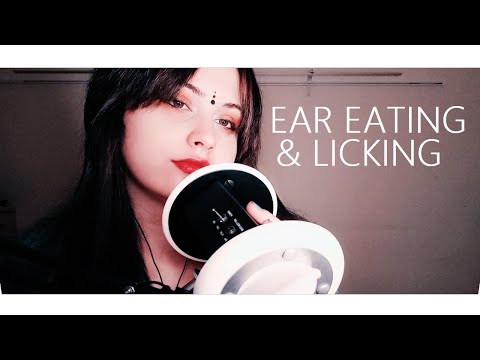 ASMR Ear eating&licking~😋👂