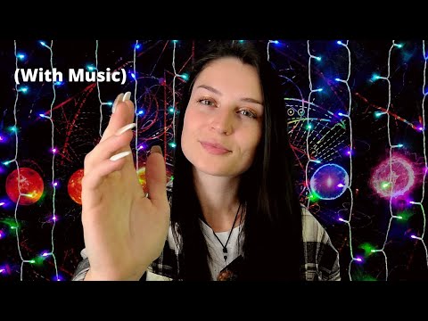 ASMR Reiki Simple Energy Clearing For Sleep ~ Hand Movements, Plucking, Relaxation (MUSIC)