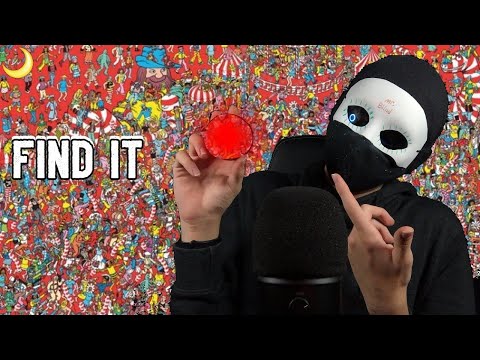 ASMR BUT YOU HAVE TO FIND THE SMILING RED BALL
