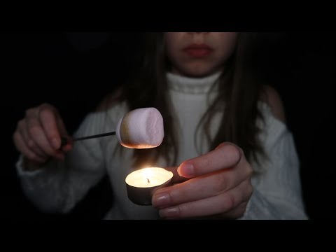 ASMR Soirée cocooning! Marshmallows grillés - Whisper / Eating