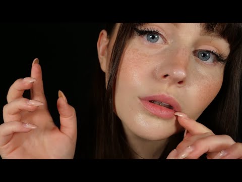 ASMR Mouth Sounds In Your Ears ~ Spoolie Nibbling & Inaudible Whispers