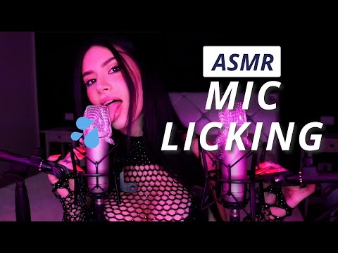 ASMR MIC LICKING 💦 TONGUE SOUNDS (SEE INFOBOX)