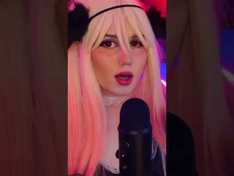 🌙 ASMR CatGirl Maid Purring And Scratching 💗 relaxing video (full on my channel)