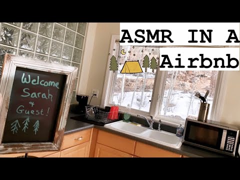 ASMR In A Airbnb! Daytime!🌲🏕(Tapping, Tracing, Mouth Sounds👄🎧