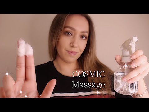 ASMR Cosmic Massage Inspired Roleplay (Hand Movements, Plucking, Energy Cleanse)