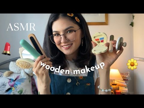 ASMR 🌼💄Wooden Makeup, Personal Attention, & Pampering✨ (layered sounds,for sleep and anxiety)